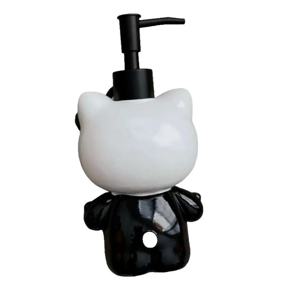 Halloween Hello Kitty Skeleton Soap Pump Lotion Dispenser Black Goth Tik Tok